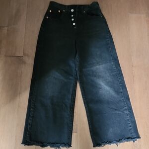 Levi's High Waist Black Jeans